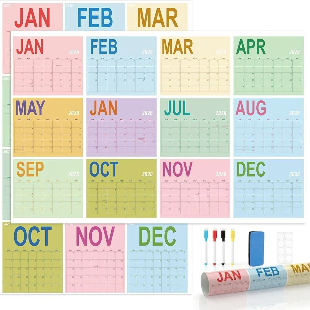 2026 Wall Planner 34.8